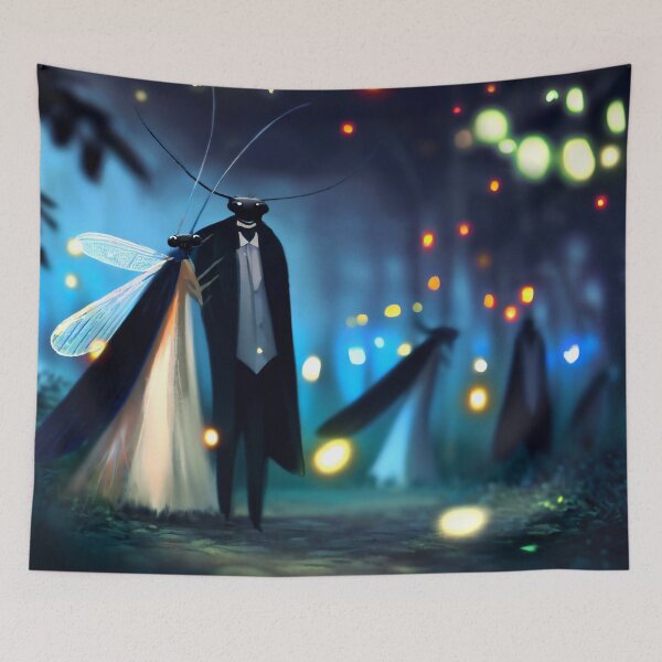 Item preview, 'For the mayflies, the May Ball was the height of the season...' designed and sold by ArtSea-Bubble.