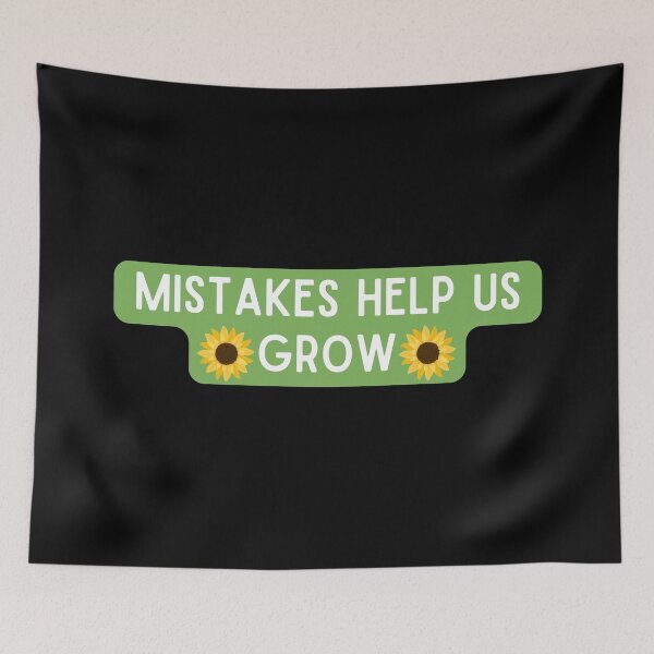 Item preview, Mistakes Help Us Grow designed and sold by StickerSparkle.