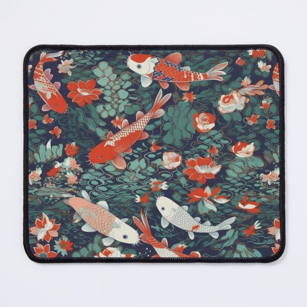 Item preview, Japanese Koi Pond Pattern designed and sold by ReachingRoyalty.