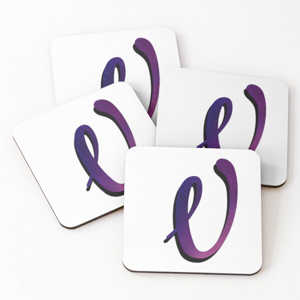Item preview, The letter V galaxy designed and sold by AmyJStickers.