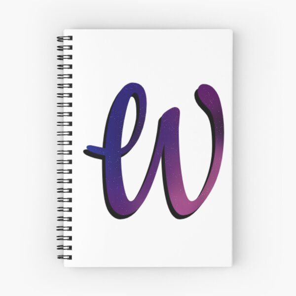 Item preview, The letter W galaxy designed and sold by AmyJStickers.