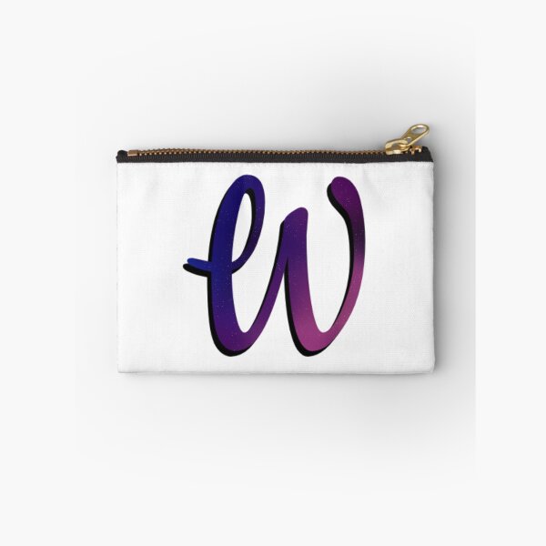 Item preview, The letter W galaxy designed and sold by AmyJStickers.
