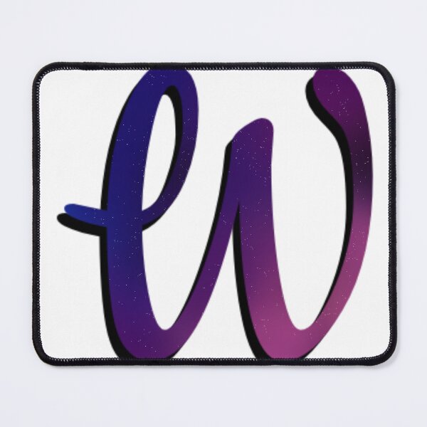 Item preview, The letter W galaxy designed and sold by AmyJStickers.