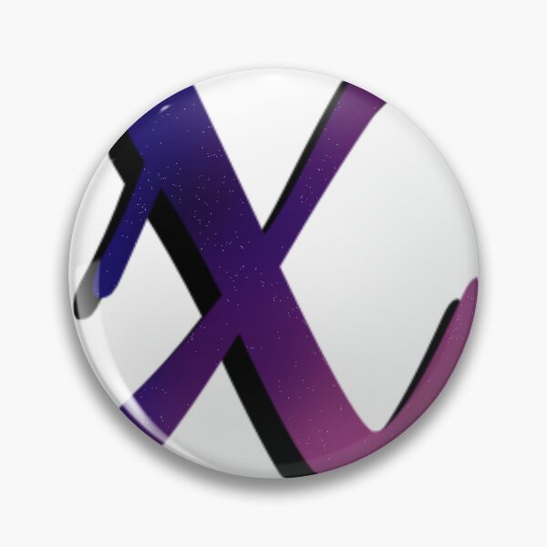 Item preview, The letter X galaxy designed and sold by AmyJStickers.