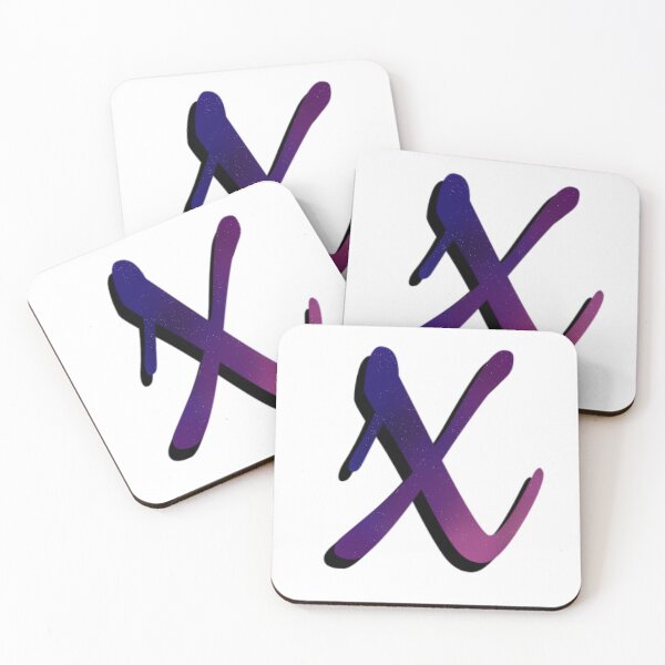 Item preview, The letter X galaxy designed and sold by AmyJStickers.