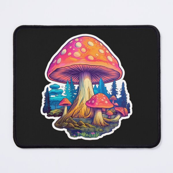Item preview, Psychedelic Forest Mushrooms designed and sold by twXstedstXckers.