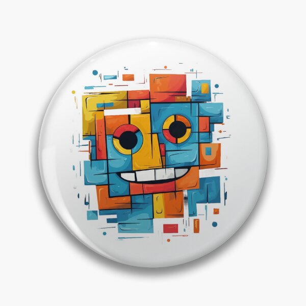 Item preview, Cubist Fusion: Exploring Urban Emotions through Colorful Cubes designed and sold by MyDearWorld.