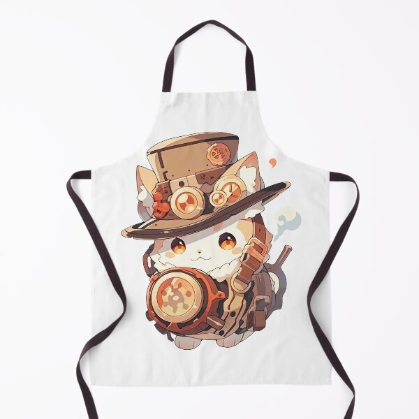 Item preview, Cute Kawaii Steampunk Kitten designed and sold by CozyKawaiiArt.
