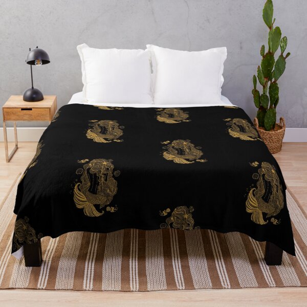 Item preview, Mermaid Golden Black designed and sold by mysteryblackcat.