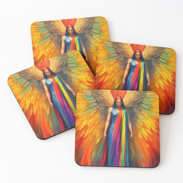 Item preview, Rainbow dream Angel 4 designed and sold by Red Witch Art.