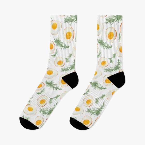 Item preview, Fried eggs pattern designed and sold by Lexa Pix.