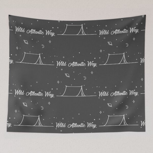 Item preview, Wild Atlantic Way, Ireland - Camping - White designed and sold by WildLunatic.