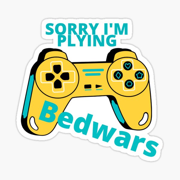 BEDWARS BMGO Sticker for Sale by ShardLIVE