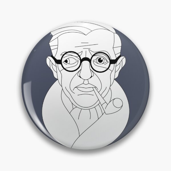 Item preview, Jean-Paul Sartre designed and sold by jholbo.
