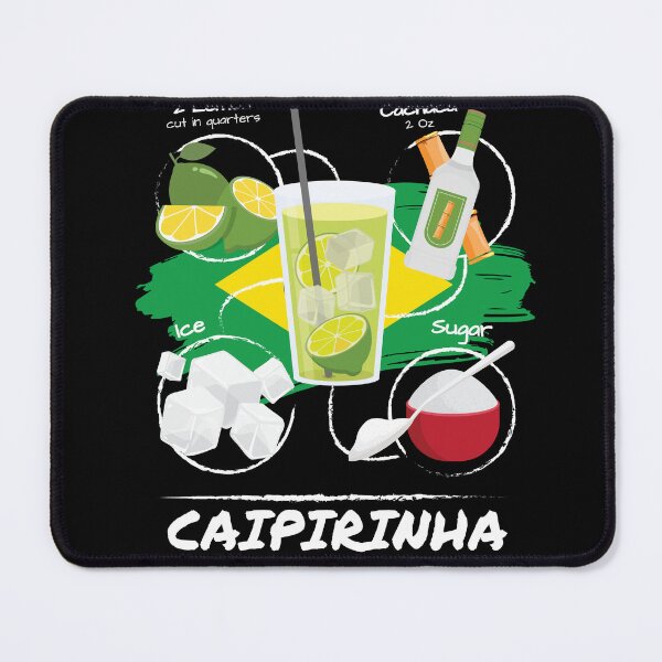 Item preview, Caipirinha Recipe Cocktail Alkohol Party designed and sold by MooonTees.