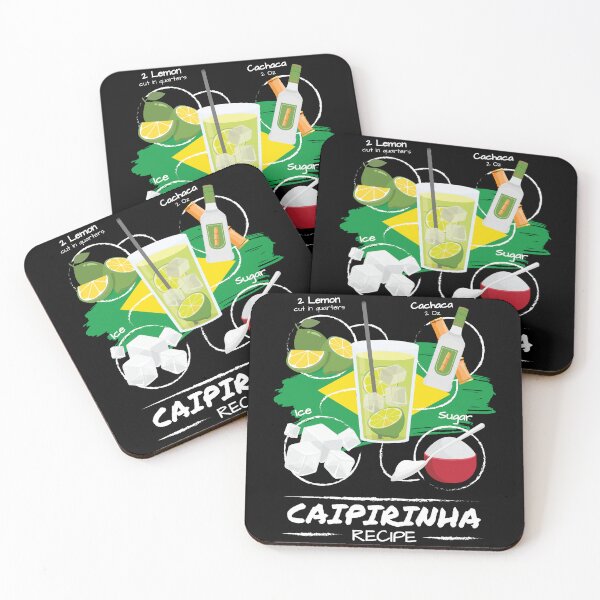 Item preview, Caipirinha Recipe Cocktail Alkohol Party designed and sold by MooonTees.