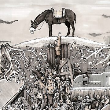 Artwork thumbnail, World War 1 soldiers in a battlefield trench by tommek