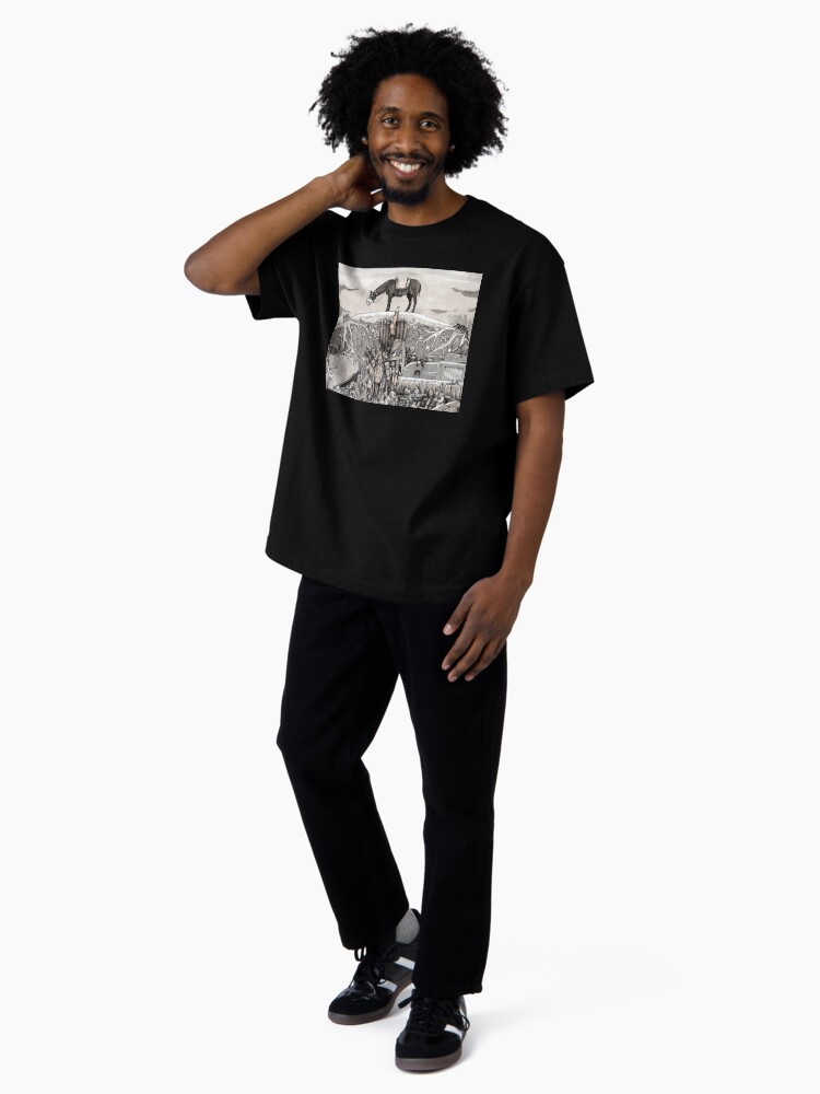 Thumbnail 4 of 7, Oversized T-Shirt, World War 1 soldiers in a battlefield trench designed and sold by tommek.