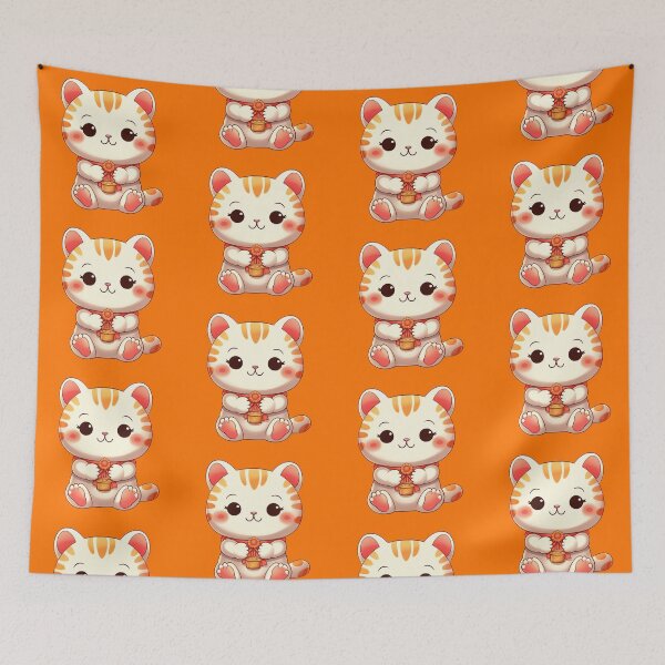 Item preview, Cute orange cat designed and sold by arthardist.