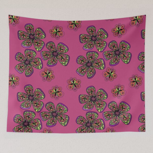 Item preview, Groovy Flowers [Dirty Pink] designed and sold by RC-aRtY.