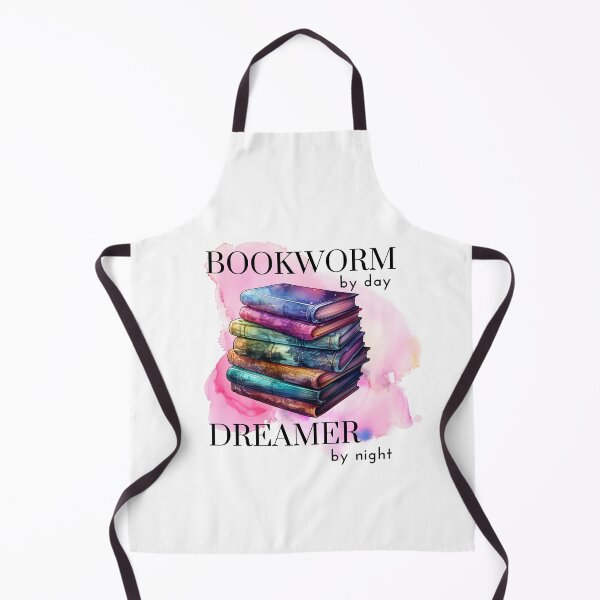Item preview, Vibrant Watercolour Bookworm By Day Dreamer By Night Sticker designed and sold by Triplicate Limited.