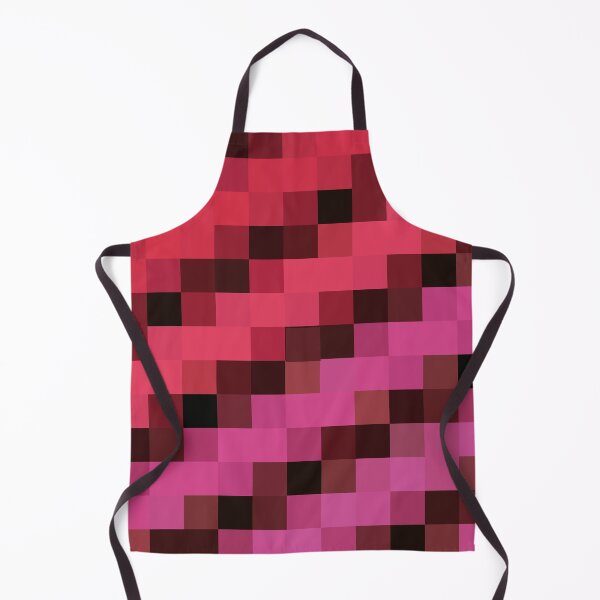 Item preview, Rockabilly Polka Party // Vintage Pink Red Retro Geometric Gingham Cluster Pattern 1980s 8bit Pixel Art designed and sold by mixedpixels.