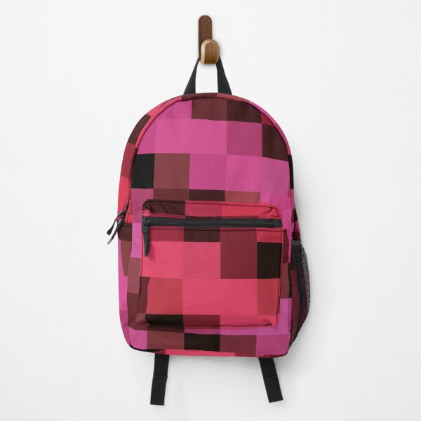 Item preview, Rockabilly Polka Party // Vintage Pink Red Retro Geometric Gingham Cluster Pattern 1980s 8bit Pixel Art designed and sold by mixedpixels.