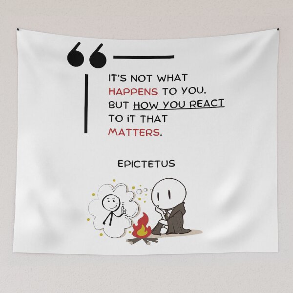 Item preview, Stoic Wisdom: Inspiring Quote by Epictetus designed and sold by sombradelsabio.
