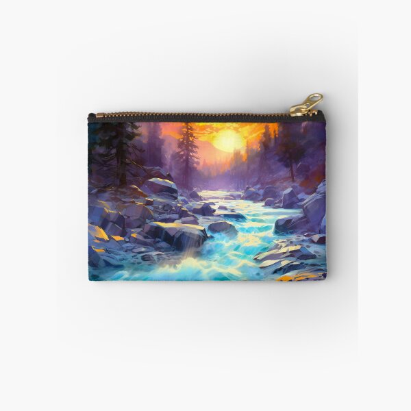Item preview, Cascading falls on the river 13 designed and sold by Red Witch Art.
