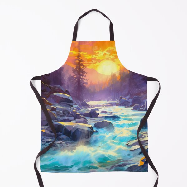 Item preview, Cascading falls on the river 13 designed and sold by Red Witch Art.