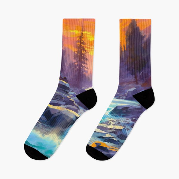 Item preview, Cascading falls on the river 13 designed and sold by Red Witch Art.