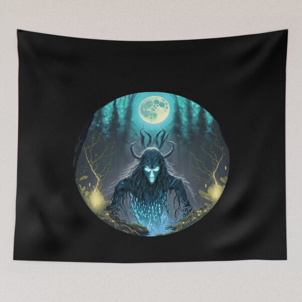 Item preview, Forest guardian, demon, halloween designed and sold by Sunmoonlove.