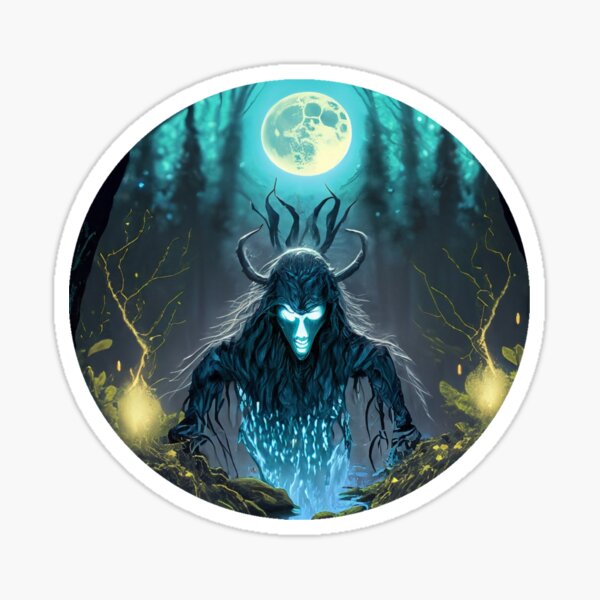 Item preview, Forest guardian, demon, halloween designed and sold by Sunmoonlove.