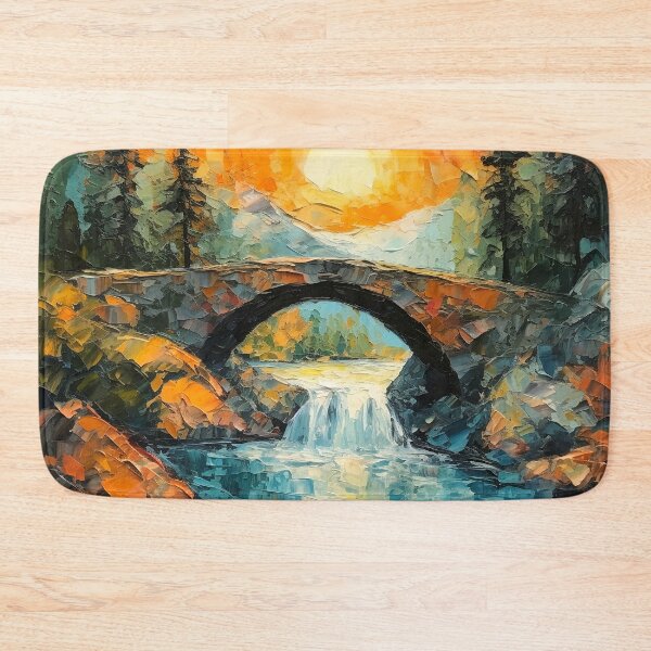 Item preview, Cascading falls on the river 14 designed and sold by Red Witch Art.