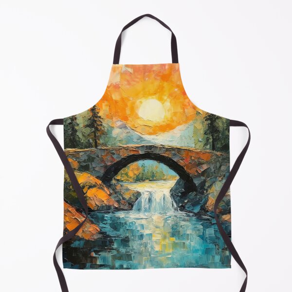Item preview, Cascading falls on the river 14 designed and sold by Red Witch Art.
