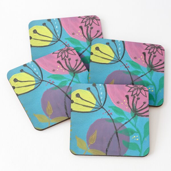 Item preview, Abstract wildflowers  designed and sold by loubie76.
