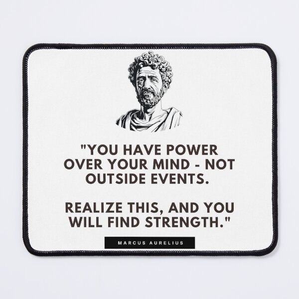 Item preview, Marcus Aurelius - You Have Power Over Your Mind. designed and sold by The Stoic Sigma.
