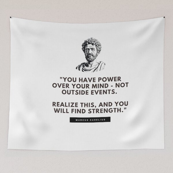 Item preview, Marcus Aurelius - You Have Power Over Your Mind. designed and sold by The Stoic Sigma.