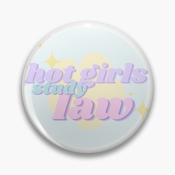 Item preview, Hot Girls Study Law designed and sold by PlayfulParlor.