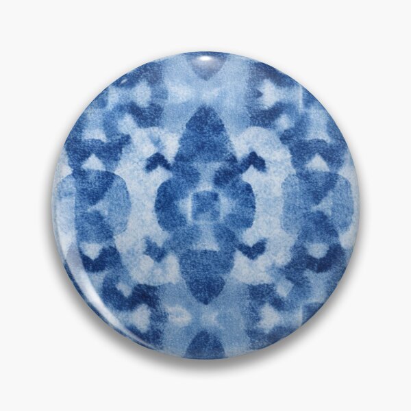 Item preview, Japanese Shibori Pattern indigo blue designed and sold by patterncrow.