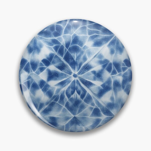 Item preview, Japanese Shibori Pattern Fabric indigo blue designed and sold by patterncrow.