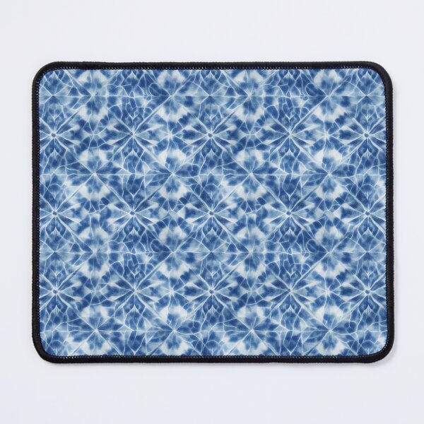 Item preview, Japanese Shibori Pattern Fabric indigo blue designed and sold by patterncrow.