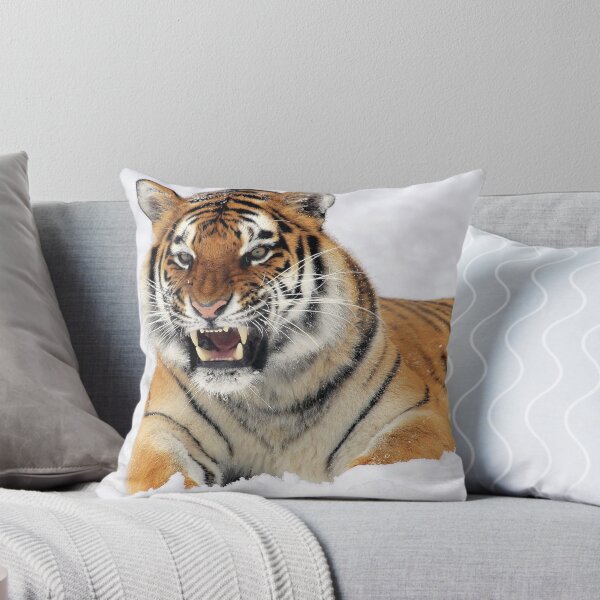 Item preview, Gnarling Tiger in Snow designed and sold by PurefireDesigns.