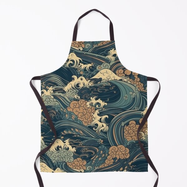 Item preview, Japanese Waves Pattern designed and sold by ReachingRoyalty.