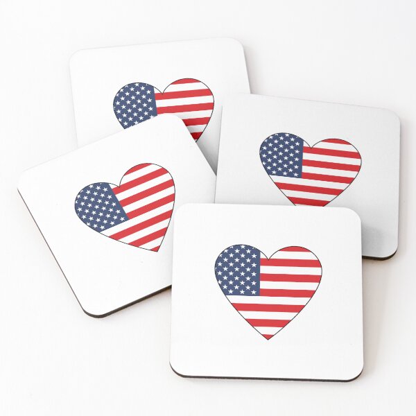Item preview, American Heart Flag designed and sold by MarshallStickerX.