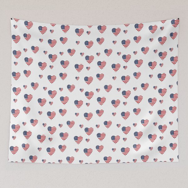 Item preview, American Heart Flag designed and sold by MarshallStickerX.