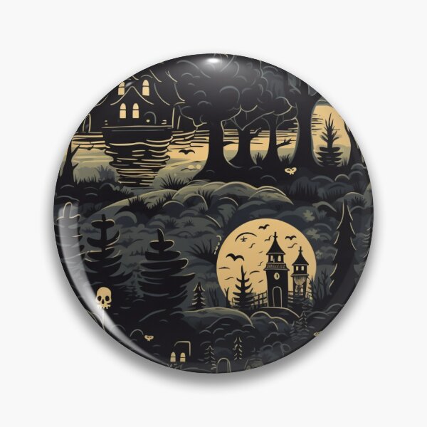 Item preview, Spooky Halloween house designed and sold by Violetsandmugs.