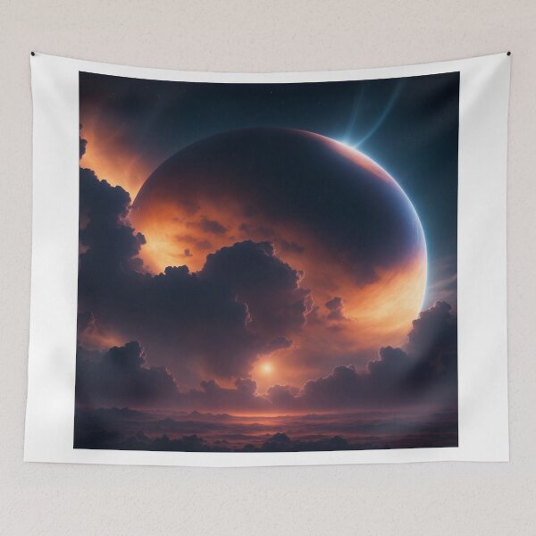 Item preview, Celestial Mirage: A Distant Planet Bathed in Mystery designed and sold by RedArtG09.