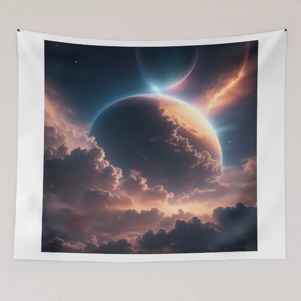 Item preview, Astral Enigma: The Swirling Atmosphere of a Remote World designed and sold by RedArtG09.