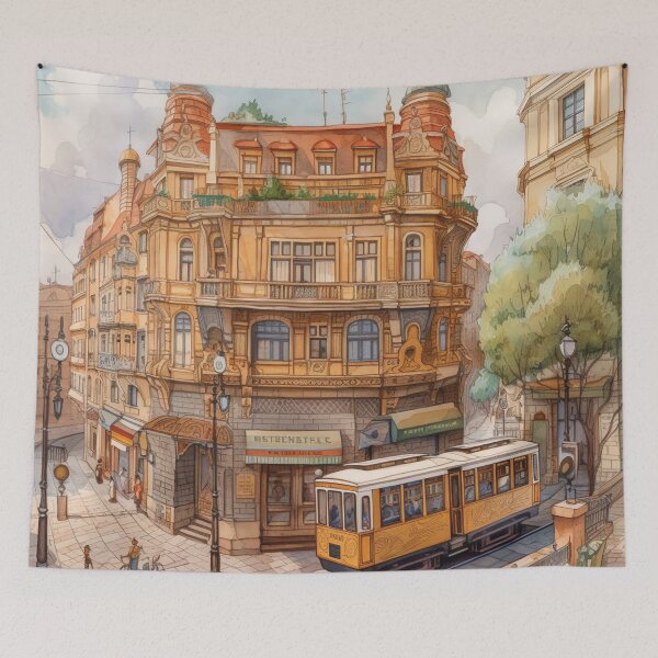 Item preview, Budapest city draw  designed and sold by ComicsFactory.